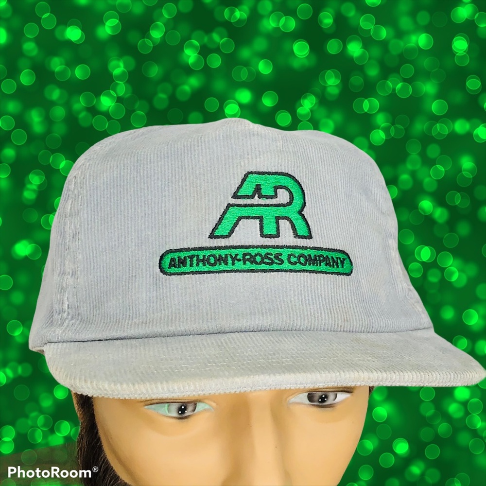 Vintage Anthony Ross Concrete Company Corduroy Hat
